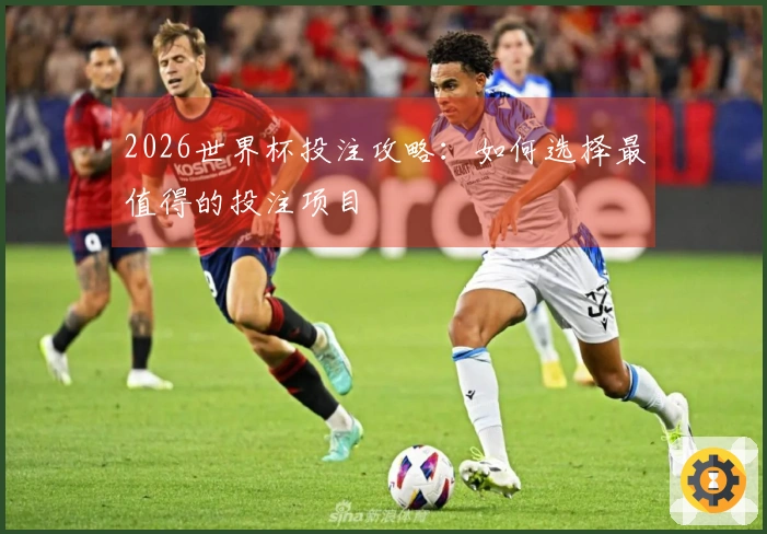 2026世界杯投注攻略：如何选择最值得的投注项目